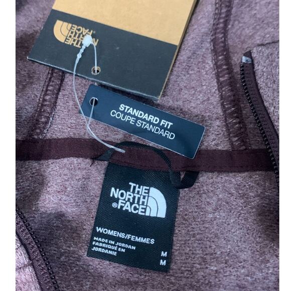 The North Face Women's MEDIUM Full Zip Hoodie Jacket, Wine - Picture 4 of 5